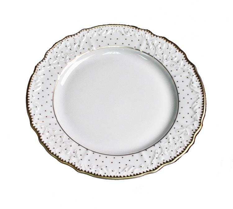 Simply Anna Salad Plate - Polka Gold