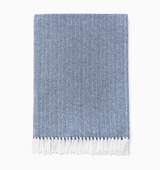 Celine Throw - Wht/Navy
