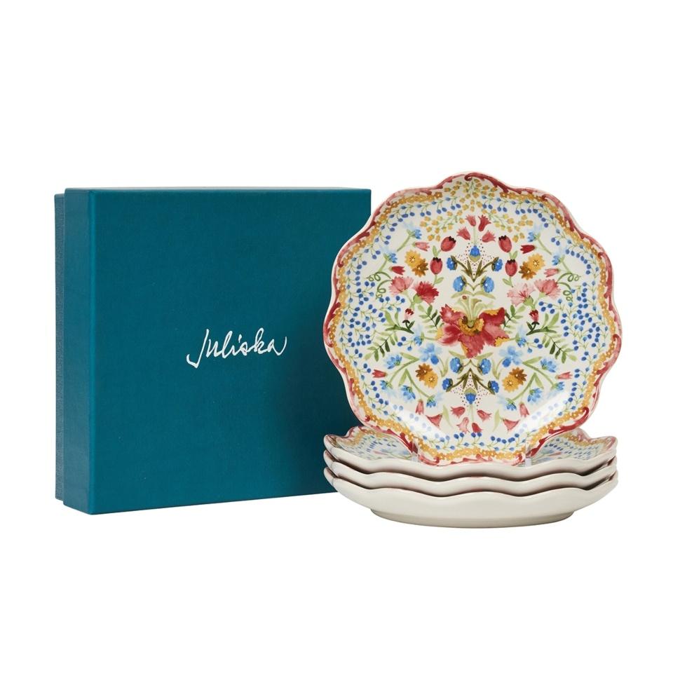 Sofia Side/Cocktail Plate - Set/4, Multi