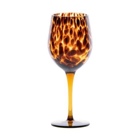 Puro Wine Glass- Tortoiseshell