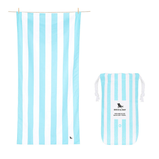 Quick Dry Towel - Tulum Blue, (XL)