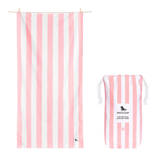 Quick Dry Towel - Malibu Pink, (XL)