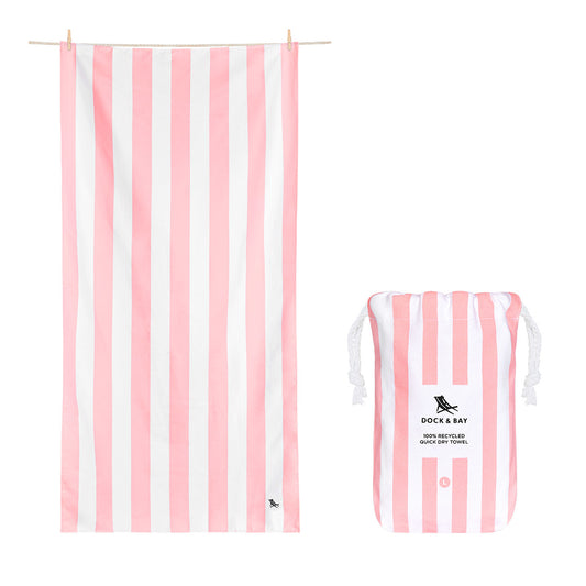 Quick Dry Towel - Malibu Pink, (L)