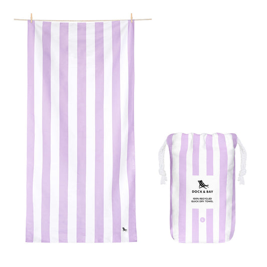 Quick Dry Towel - Lombok Lilac, (L)
