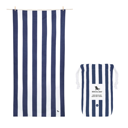 Quick Dry Towel - Whitsunday Blue, (L)