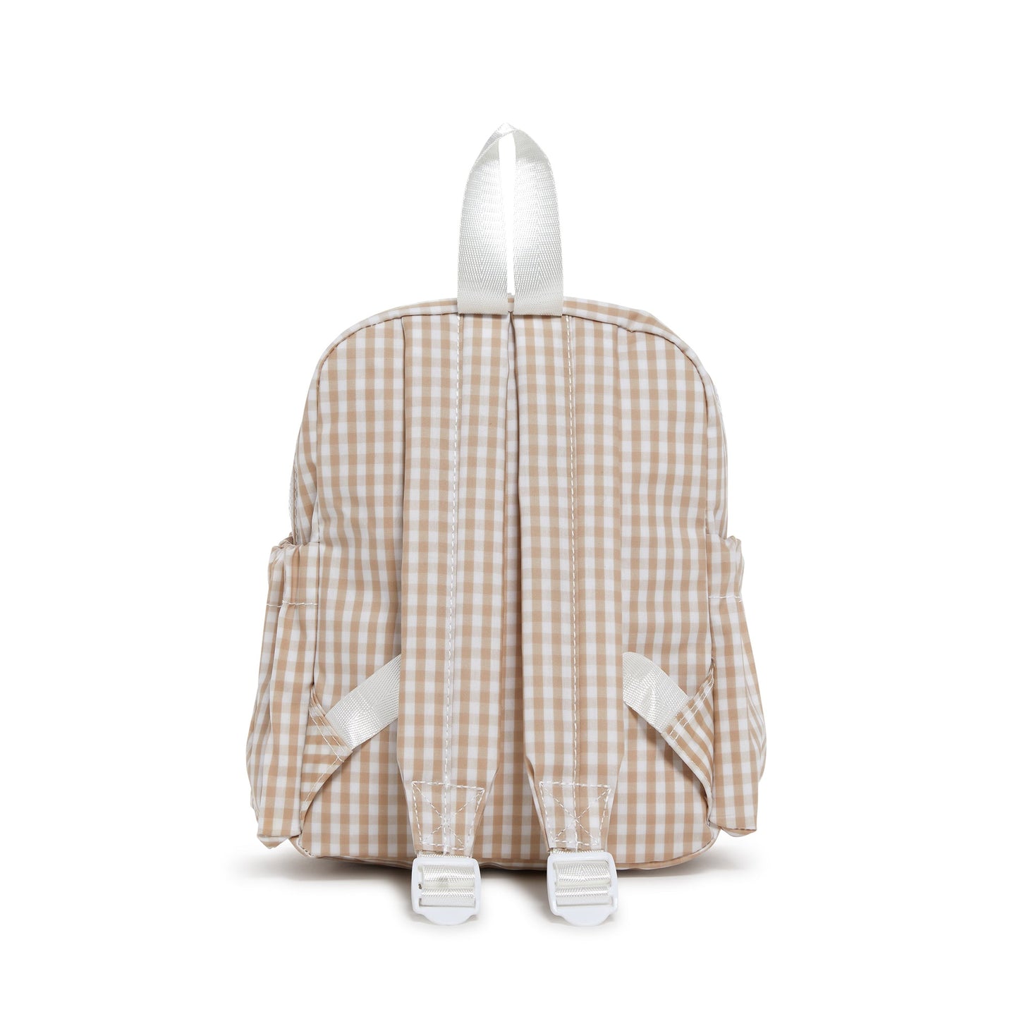 Mini Backer - Gingham Khaki