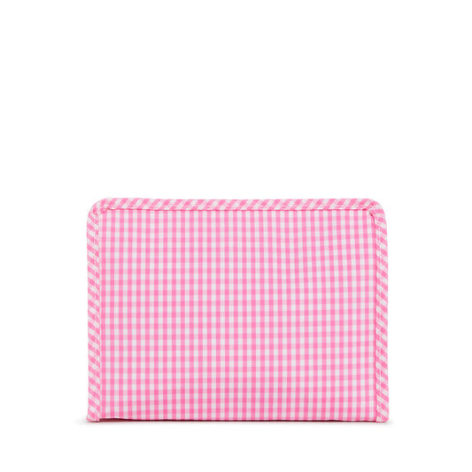 Roadie Medium - Gingham Pink