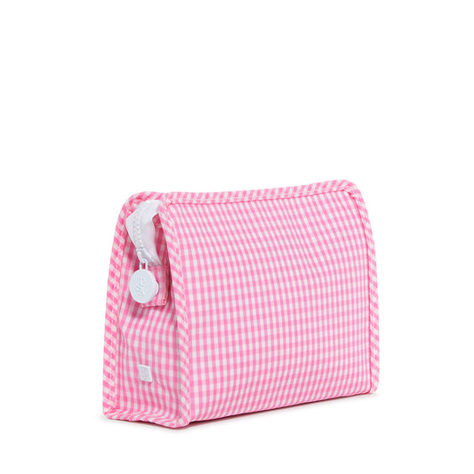 Roadie Medium - Gingham Pink