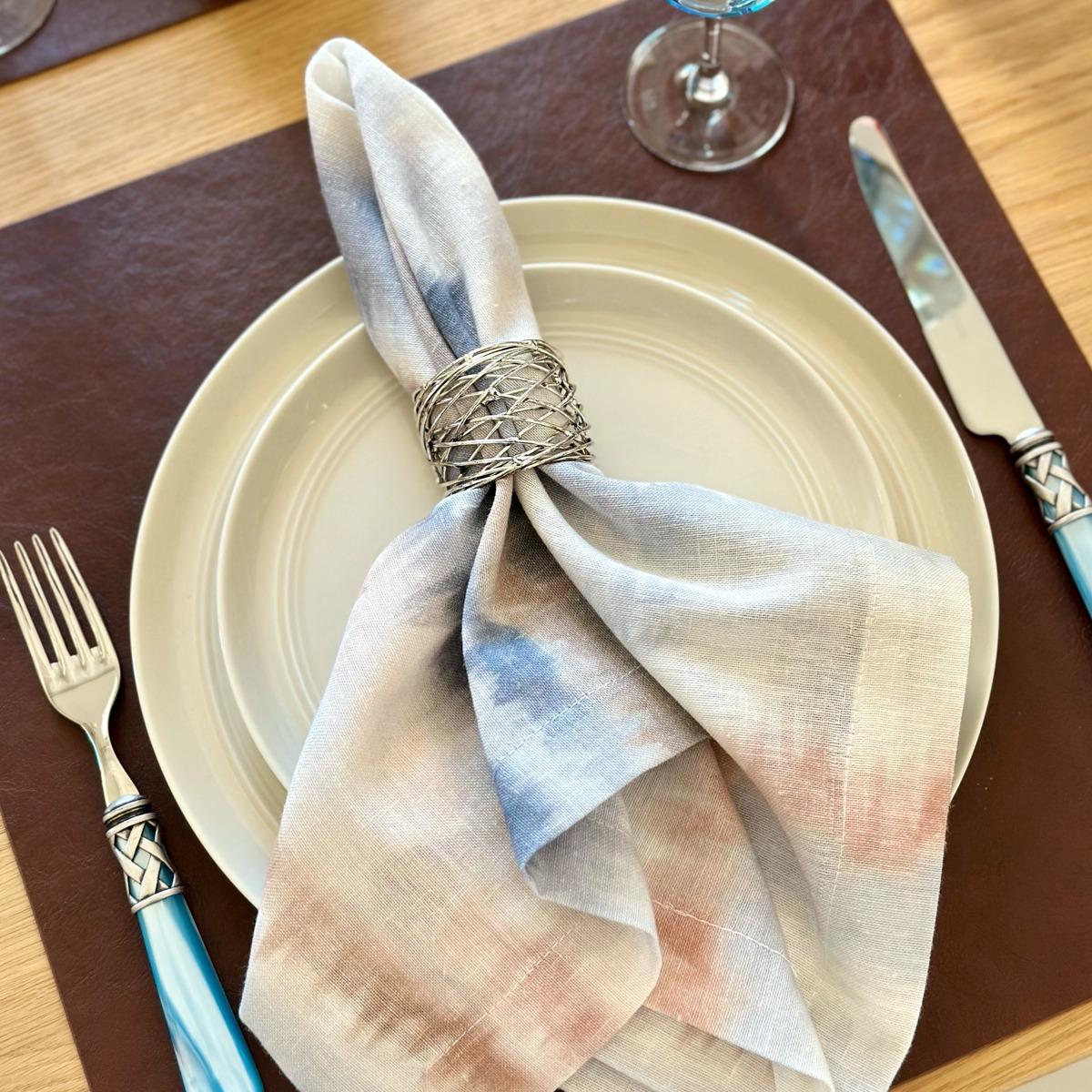 Tara Gold Napkin Ring - Set/4