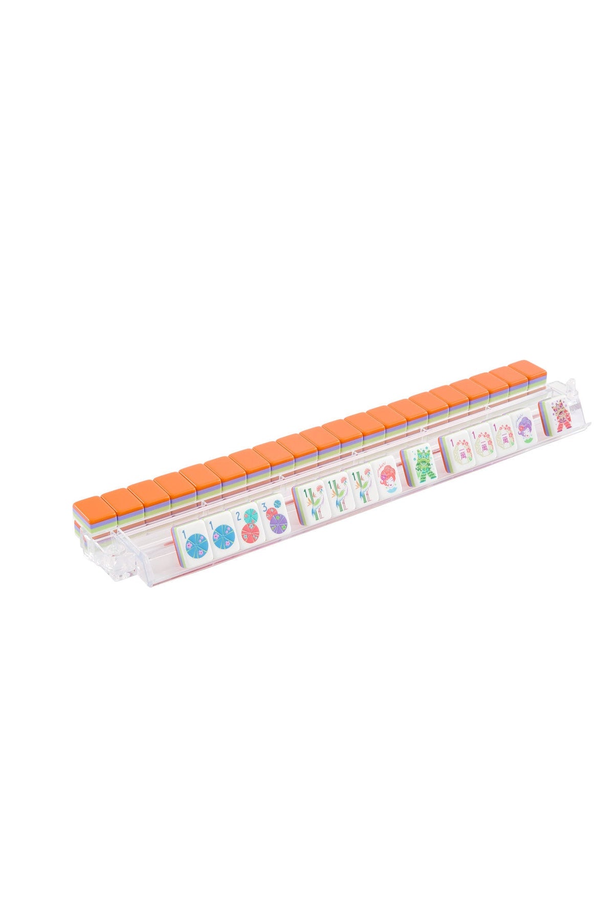 Papaya Spritz Mahjong Tiles