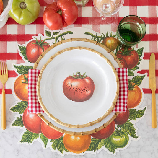 Die-cut Tomato Placemats