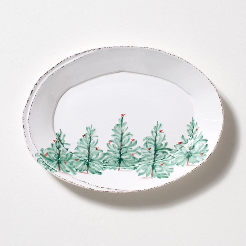 Lastra Holiday Oval Platter
