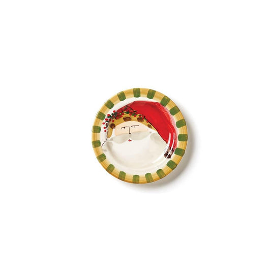 Old St. Nick Round Salad Plate - Animal Hat