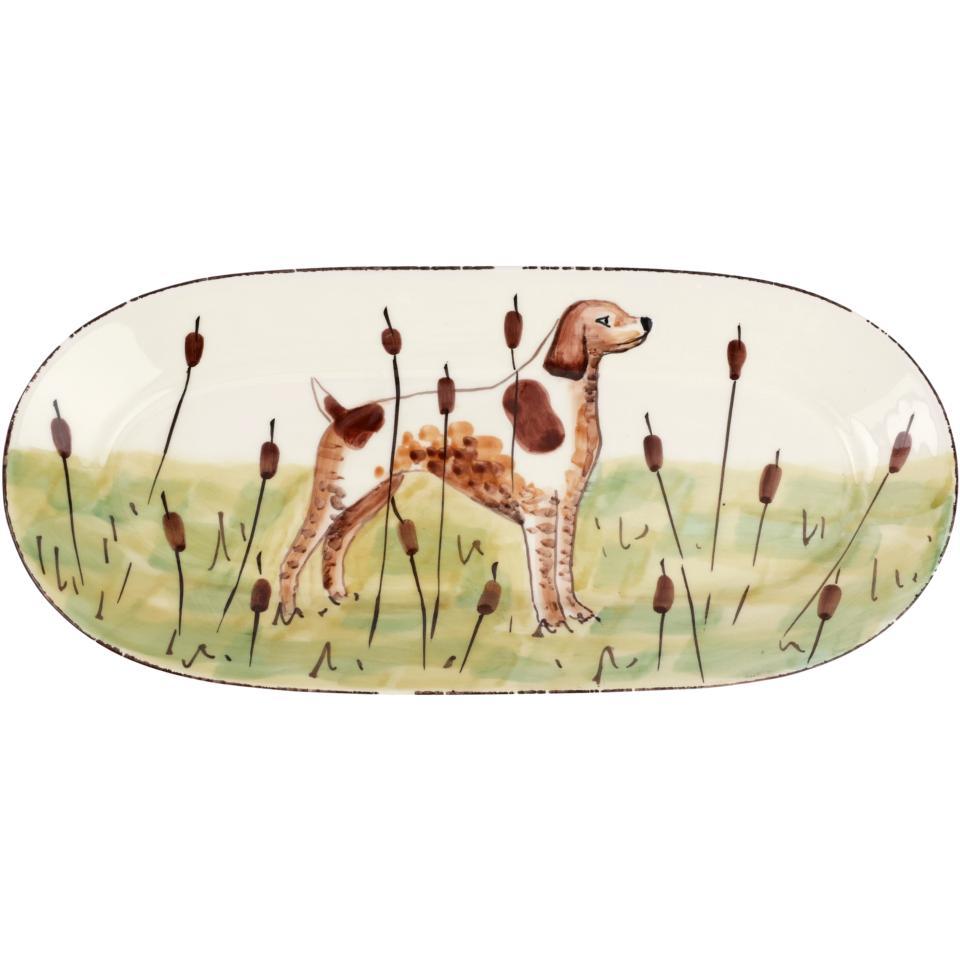Wildlife Oval Platter - Spaniel