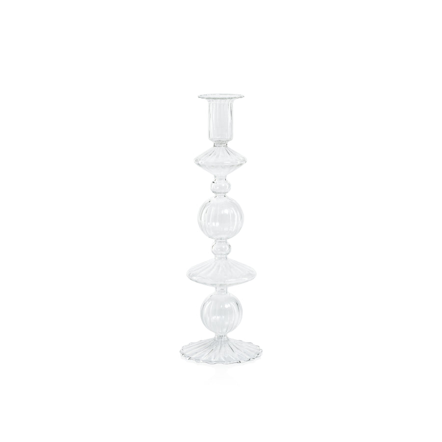 Lucerna Glass Taper Holder (10.75")