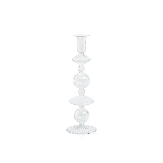Lucerna Glass Taper Holder (10.75")