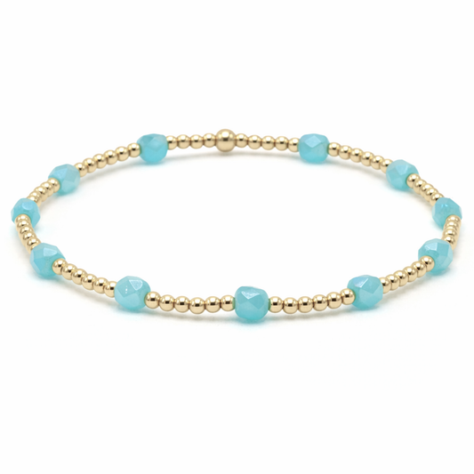 The Key West Bracelet in Turquoise - 6.5"