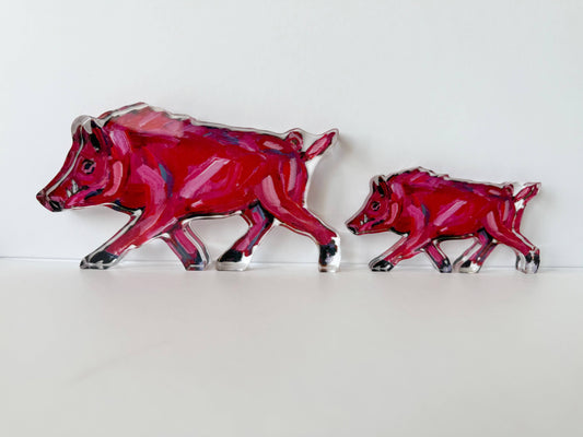"Pinky Pig" Acrylic Shelfie - Mini