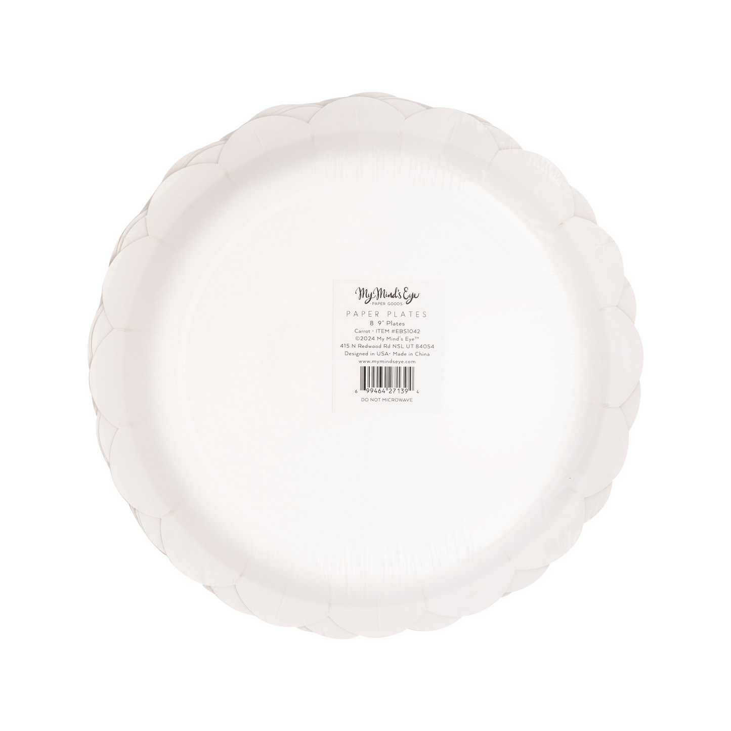 Carrot Paper Plates