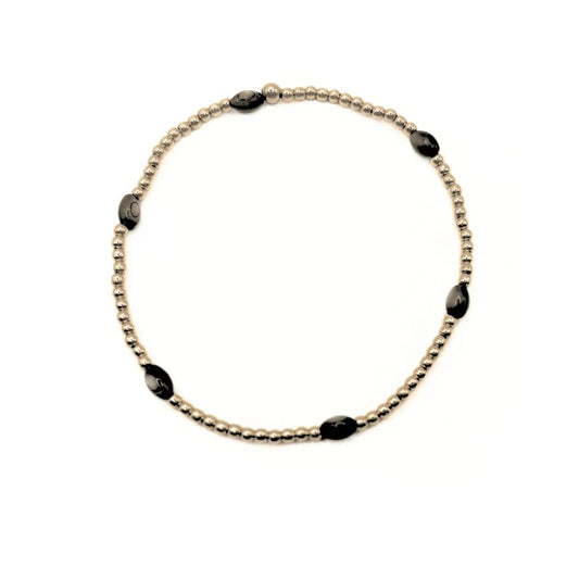 The Aspen Bracelet in Black Opal - 6.5"