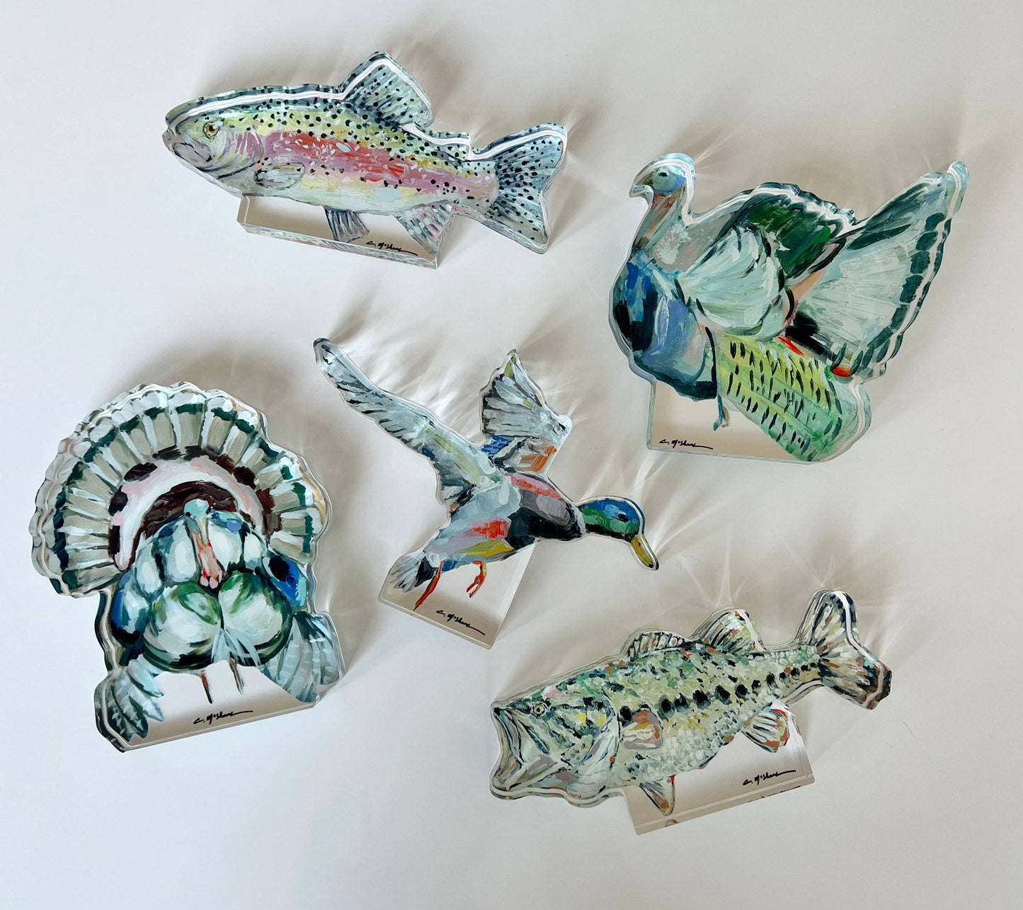 "Take Flight" Mallard Acrylic Block: Small
