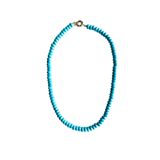 Candy Necklaces: Turquoise Howlite