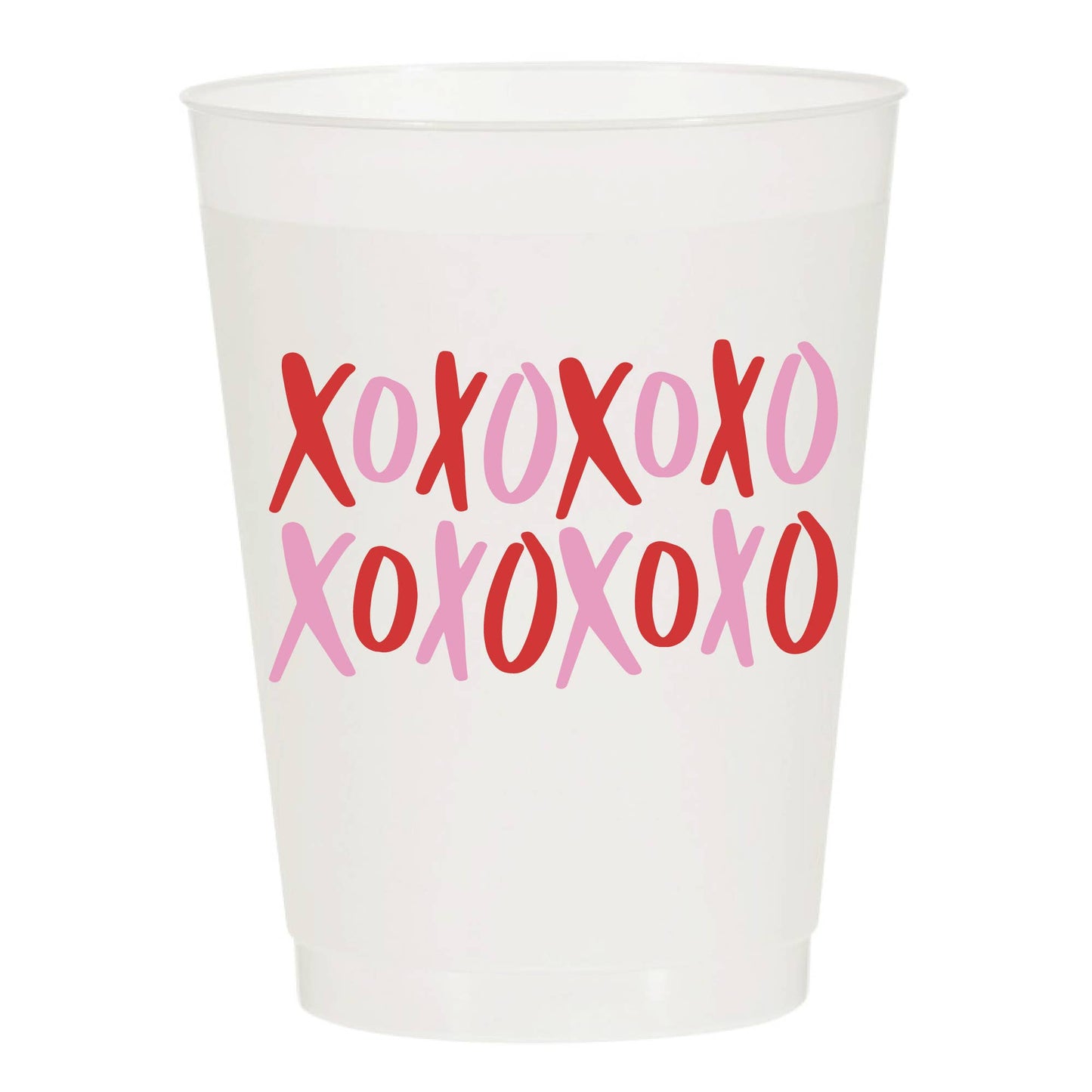 XOXO Frosted Cups - Valentine's Day: Pack of 6