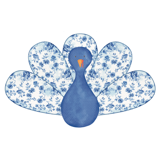 Chinoiserie Turkey- Garden Stake