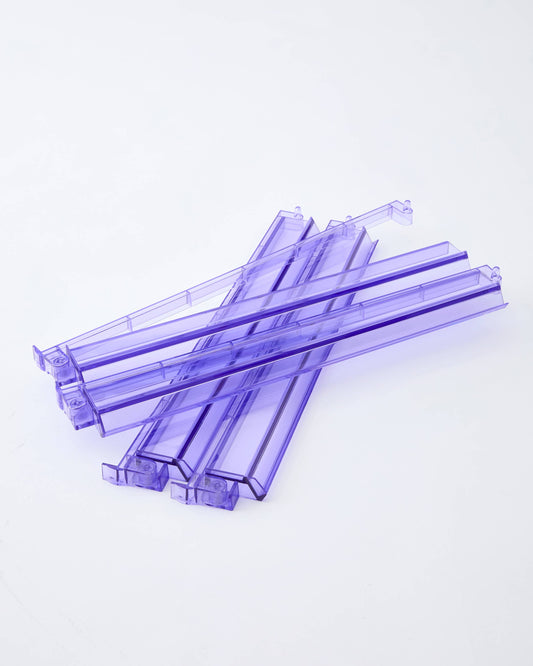 Lilac Acrylic Rack and Pusher Set