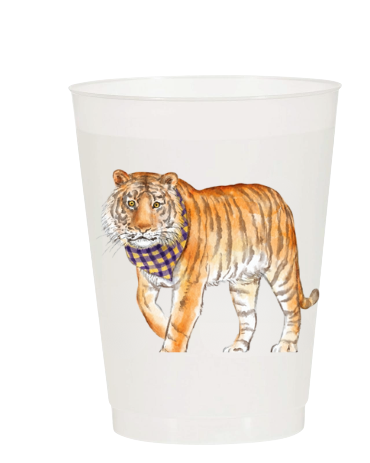 Louisiana Tiger Frosted Cups - 16 oz