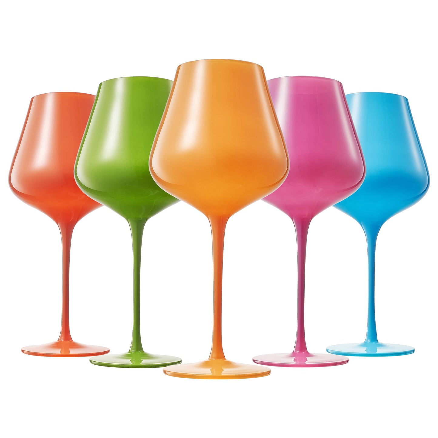 Colors of South Beach - Wine Glasses Set/5
