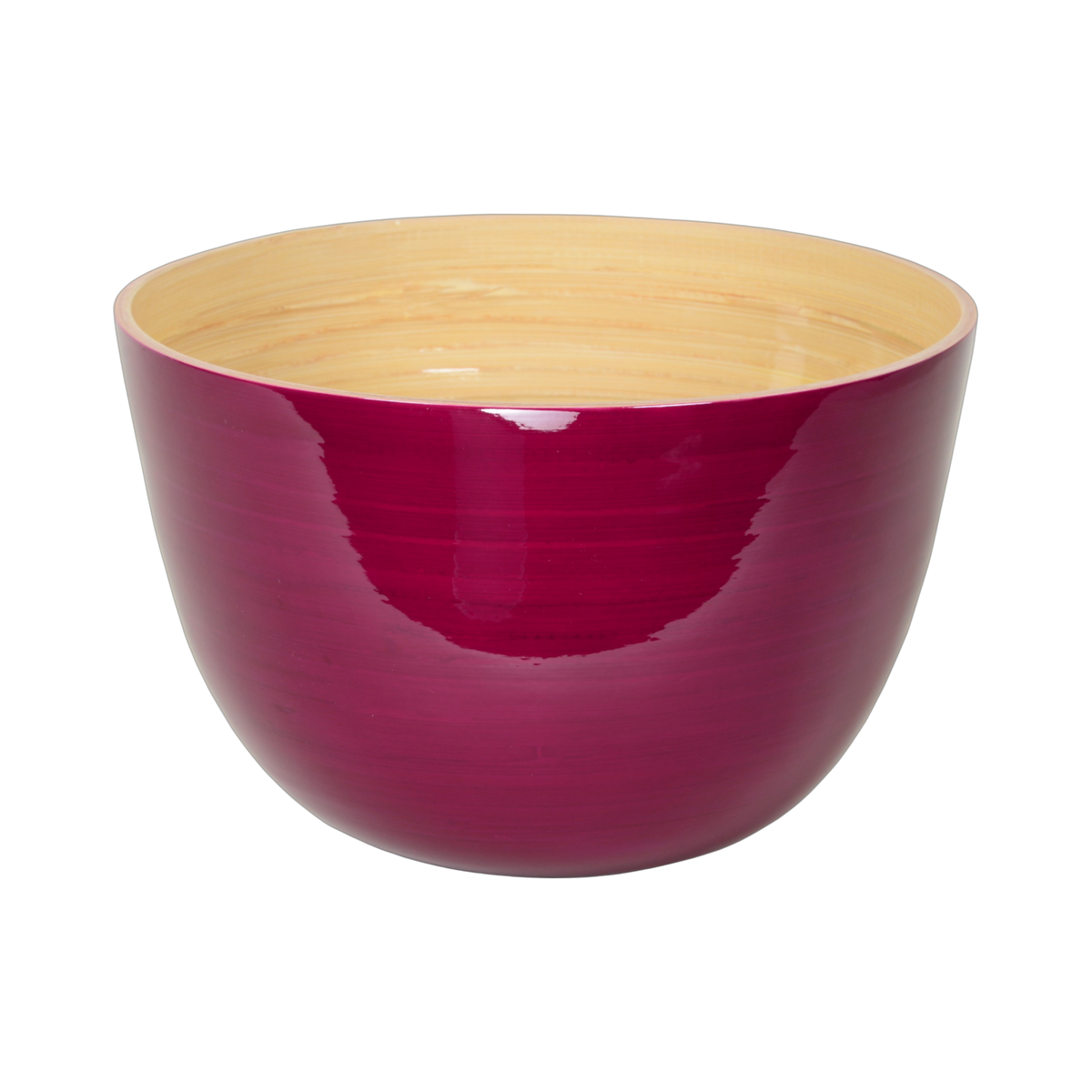 Bamboo Mixing Bowl: Red