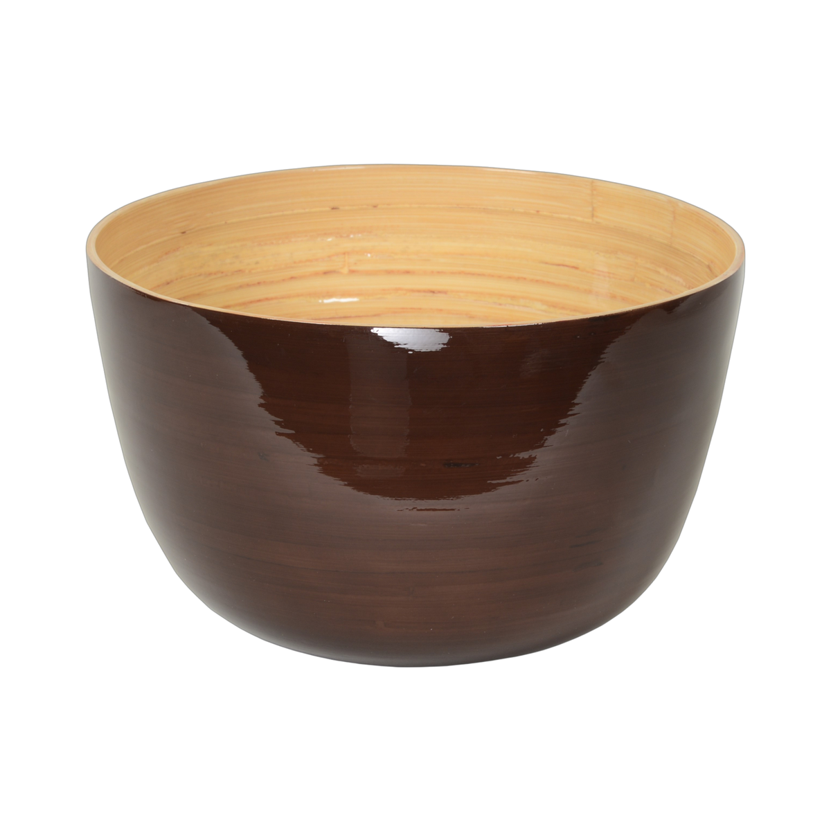 Bamboo Mixing Bowl: Apricot