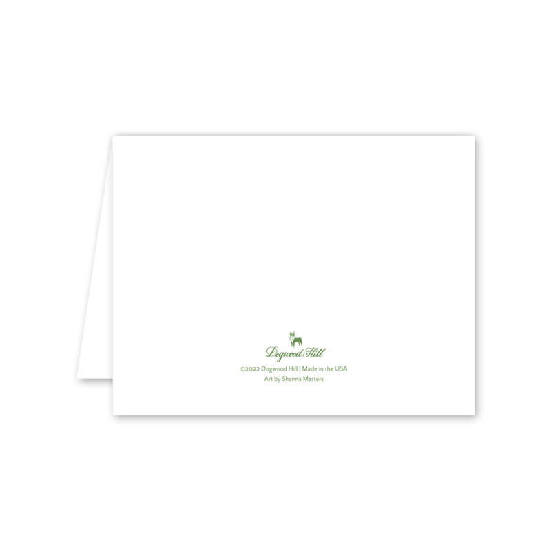 Poolside Topiary Thanks Card