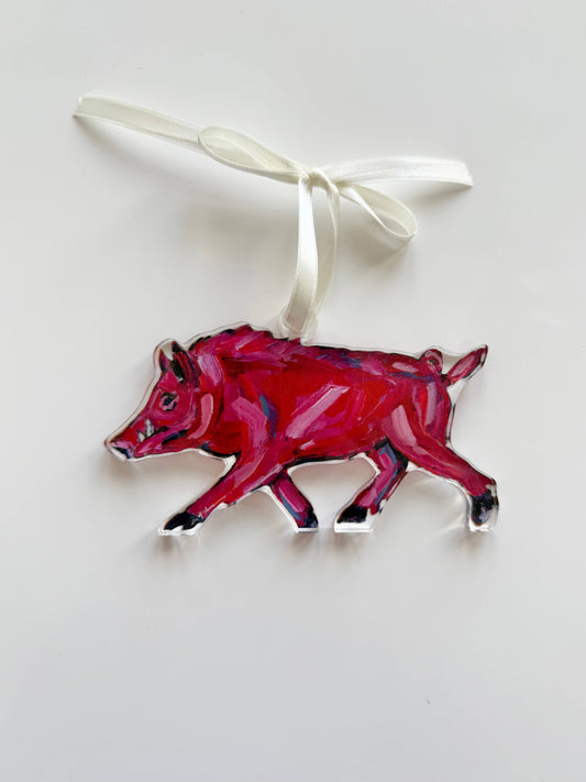 "Pinky Pig" Ornament