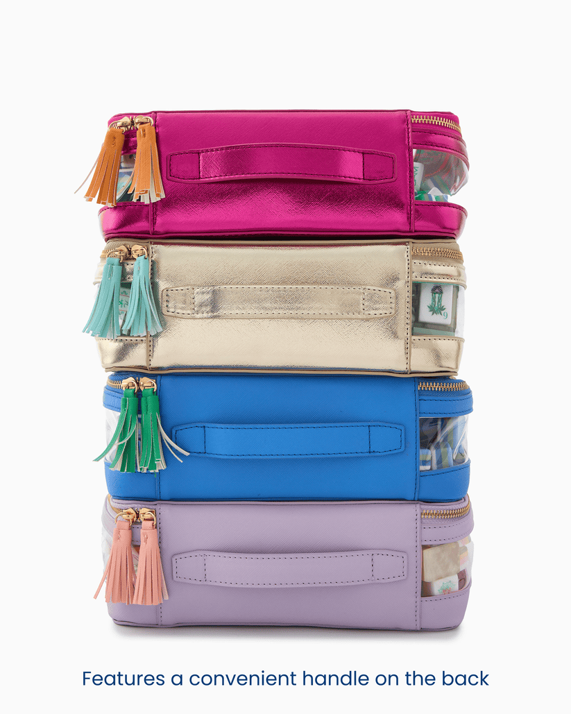 Blue Tile Storage Bag