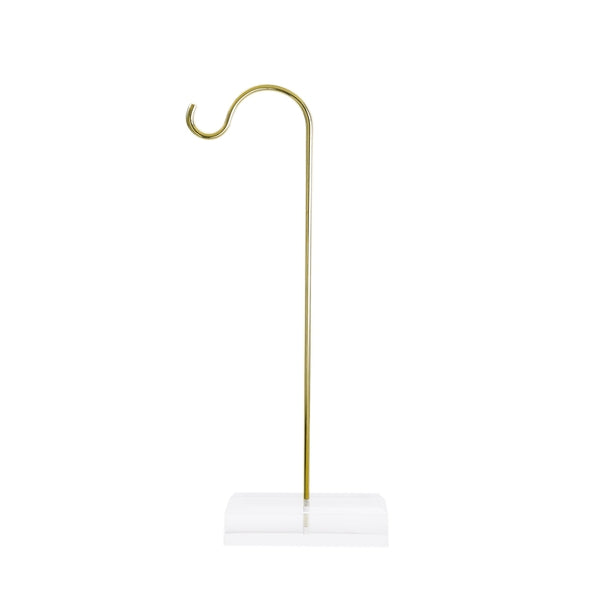 Acrylic Ornament Stand - Brass