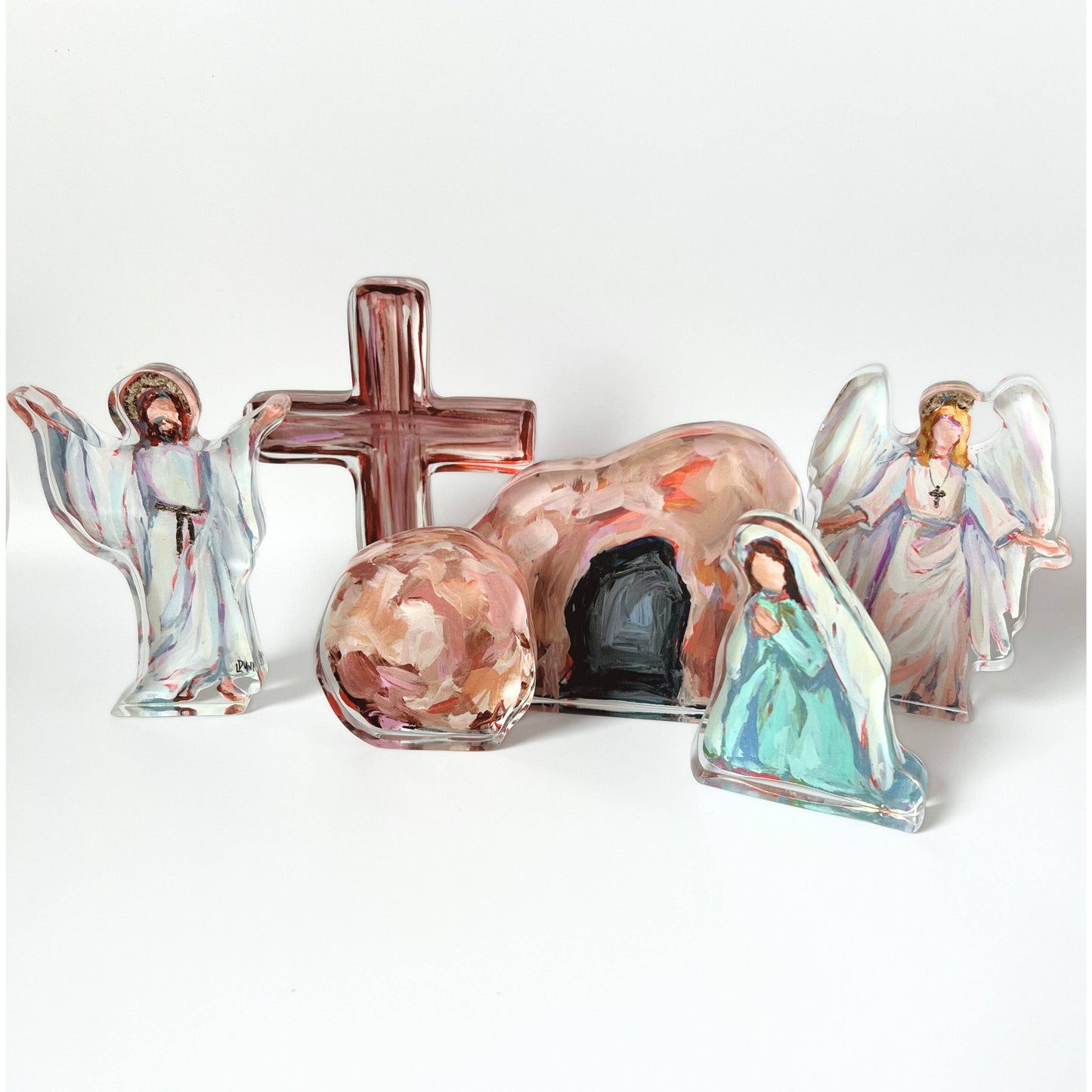 Old Rugged Acrylic Cross (Resurrection Set Add-On)
