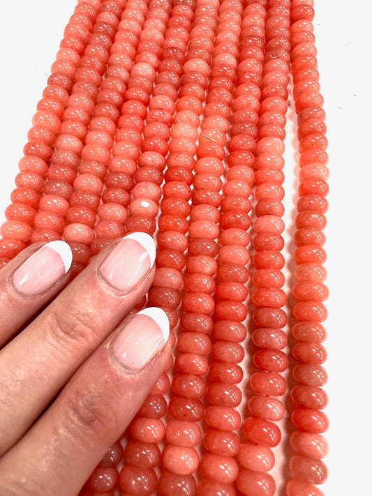 Lilly Gemstone Necklace 8mm - Watermelon