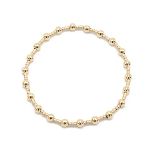 Coastal Golden Newport Gold filled Waterproof Bracelet: 6.5"
