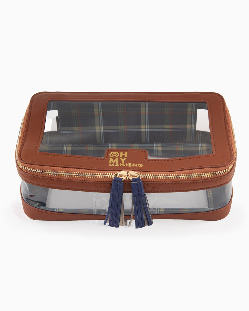 Cognac Tile Storage Bag