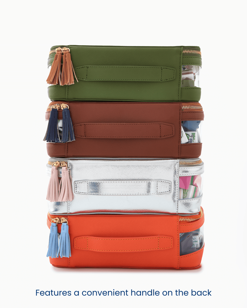 Cognac Tile Storage Bag