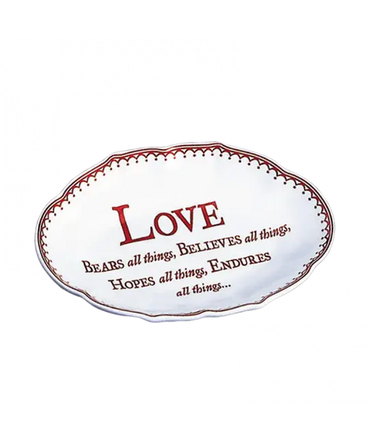 Love Verse Ring Tray