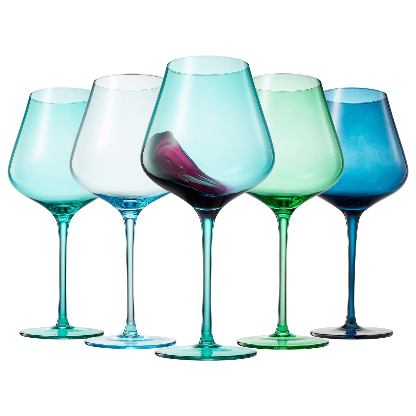 Beaches of Hawaii - Wine Glasses Set/5