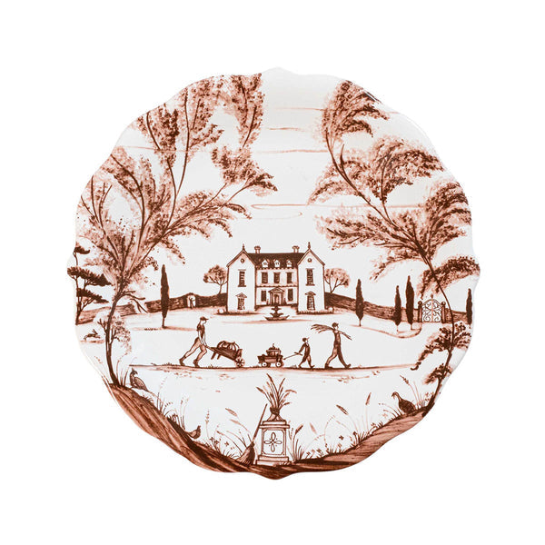 Country Estate Party Plate Assorted Set/4 - Harvest