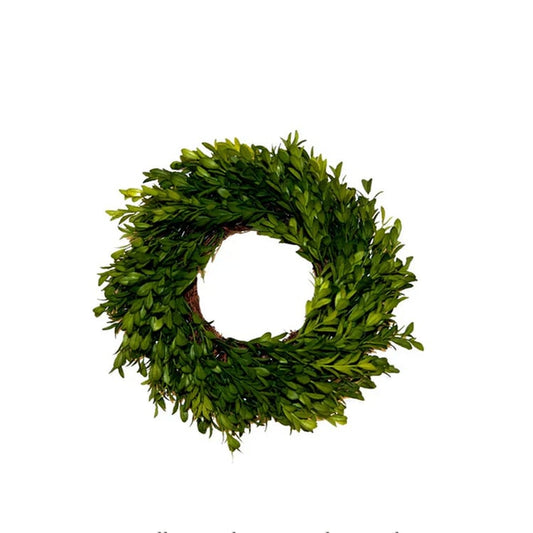 Mini Boxwood Wreath - Round, 11"