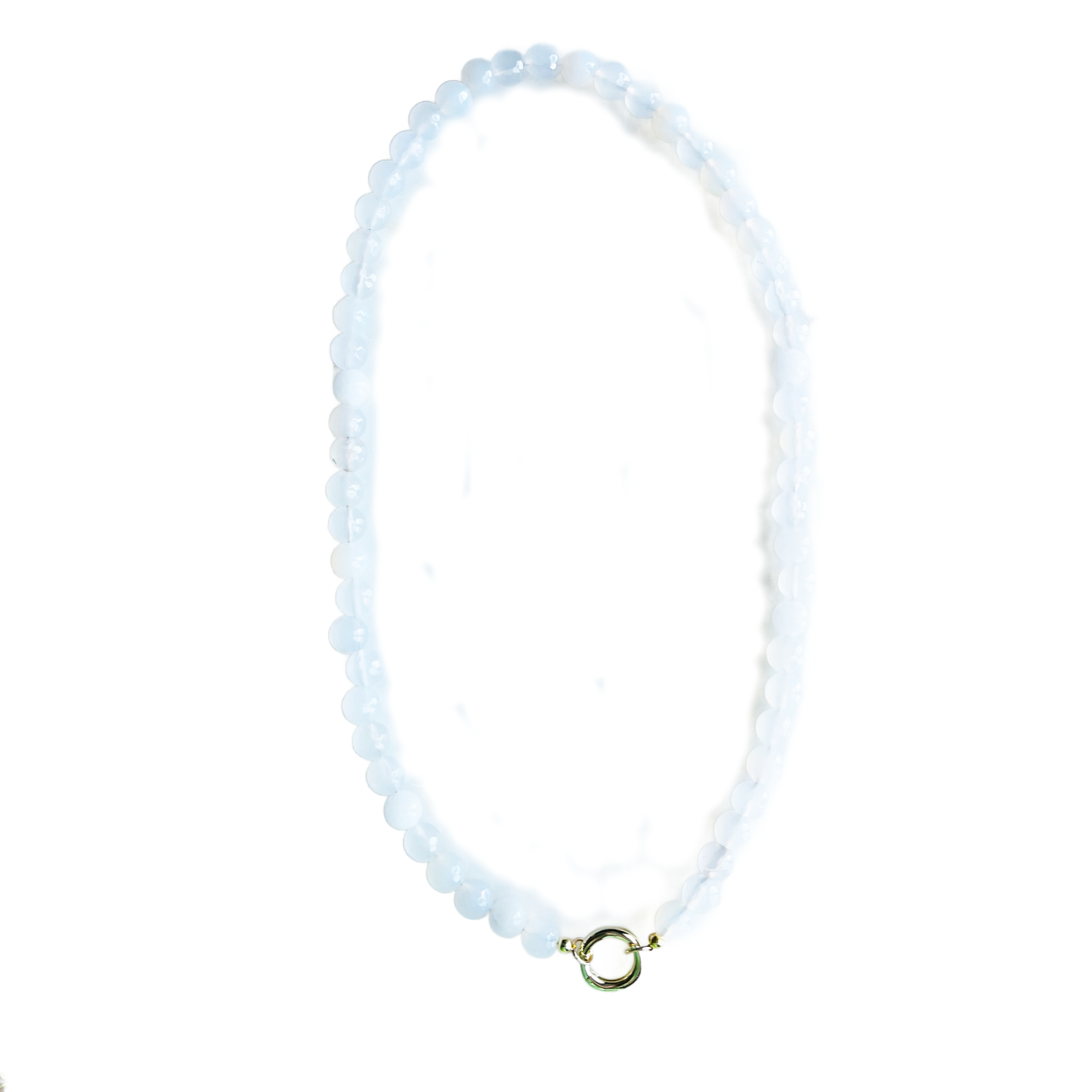 Mini Gumball Necklace: Green Jade