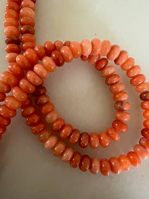 Lilly Gemstone Necklace 8mm - Watermelon