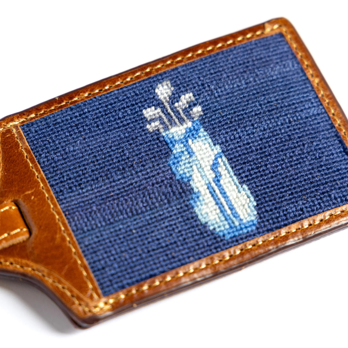 Driven By Faith Needlepoint Luggage Tag