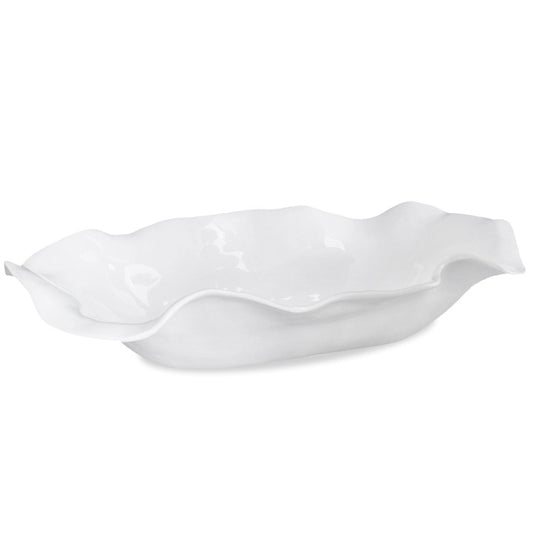 VIDA Havana Extra Large Oval Centerpiece - White